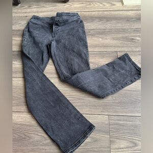 Free people High-Waisted Black skinny Denim Jeans size 26